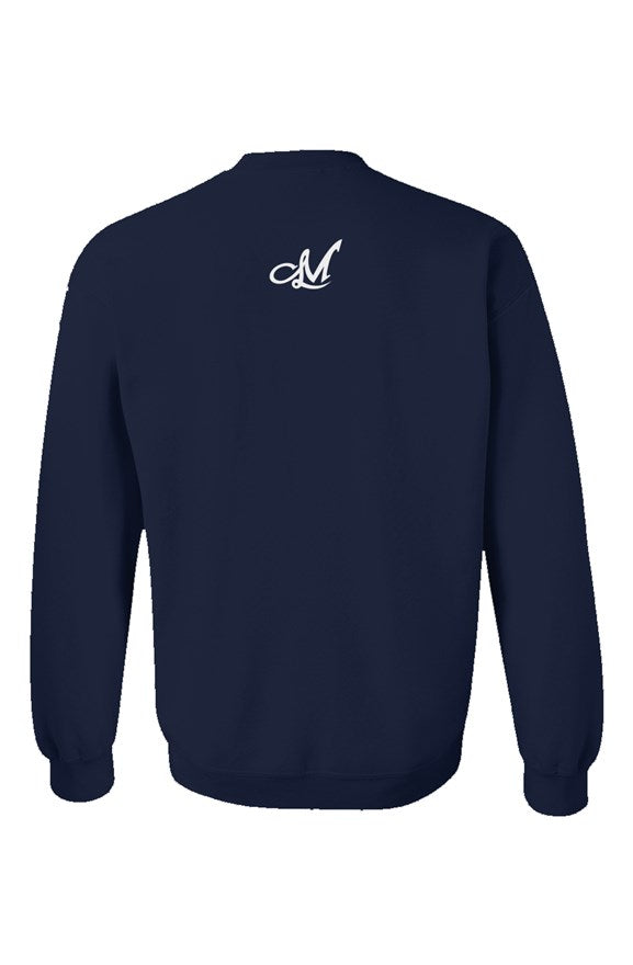 Unisex Gildan Crewneck De La Finikera Navy Blue