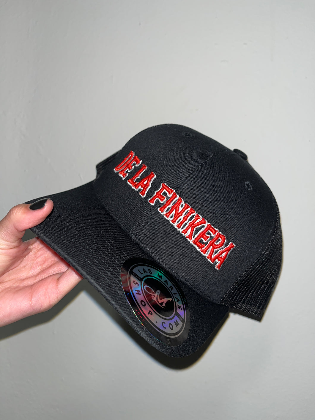 Curved Fitted Mesh Back Cap De La Finikera